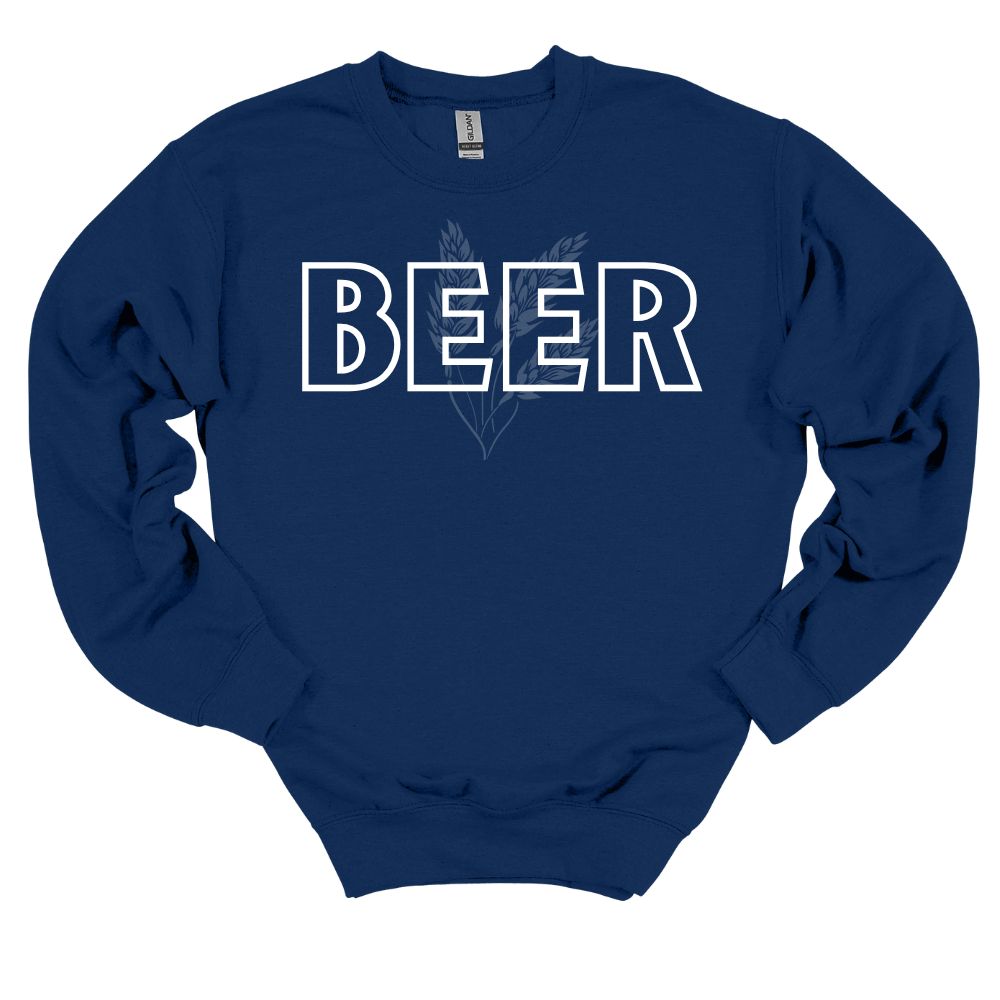 Beer on Wheat Crewneck