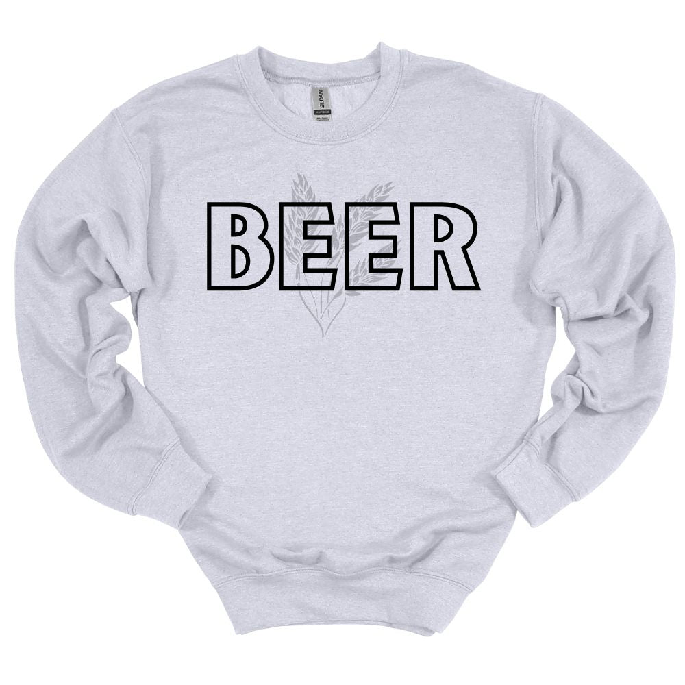 Beer on Wheat Crewneck