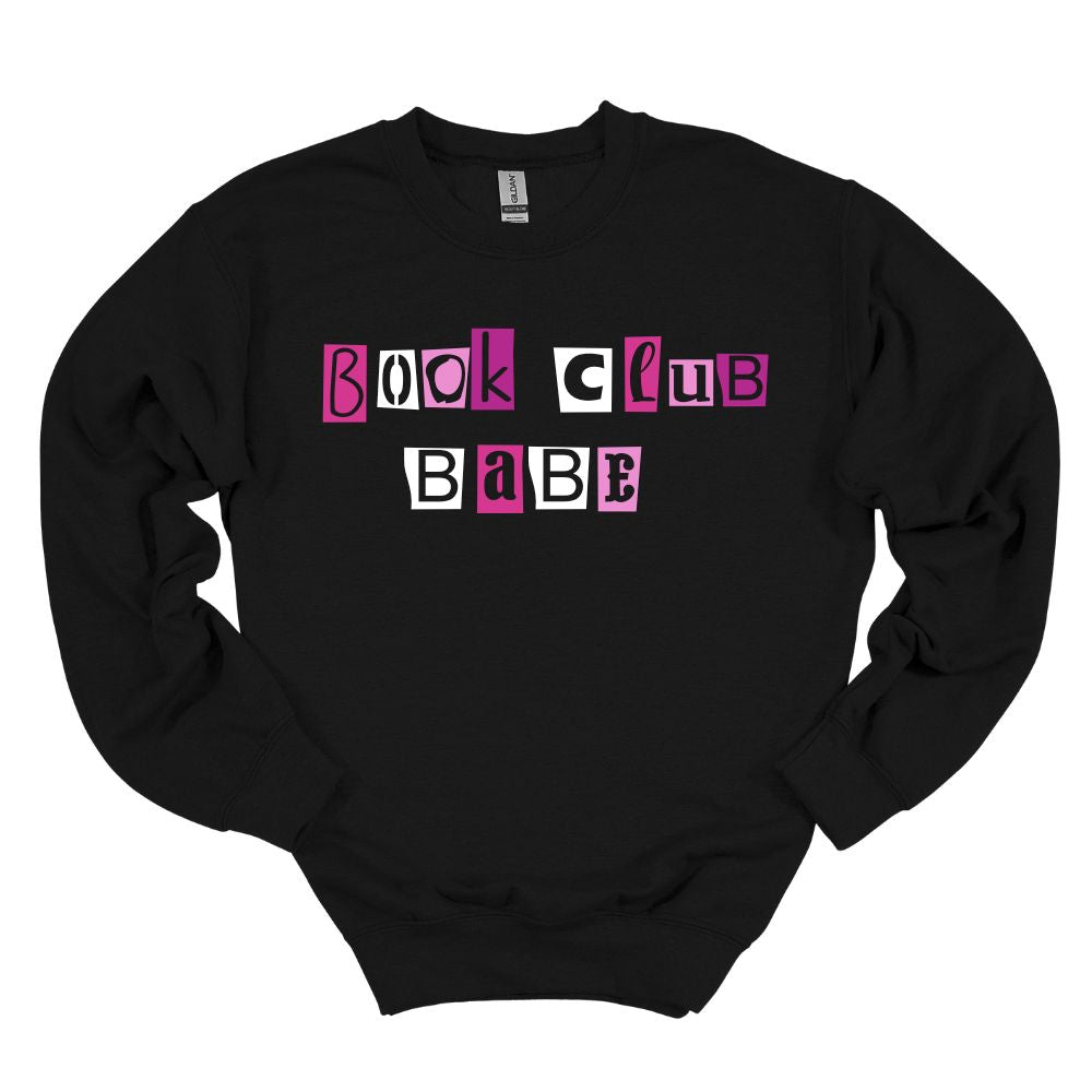 Book Club Babe Burn Book Crewneck