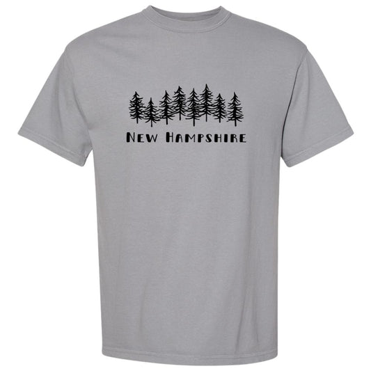 New Hampshire Trees T-Shirt in Granite