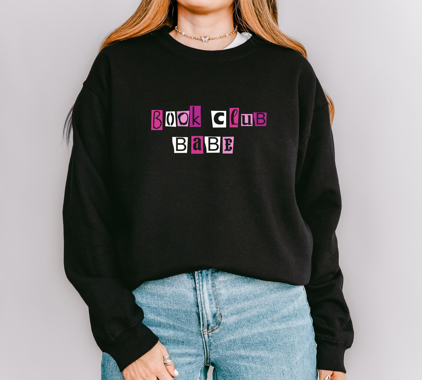 Book Club Babe Burn Book Crewneck