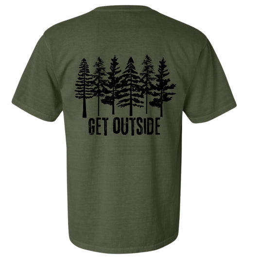 Get Outdoors - T-shirt in Hemp